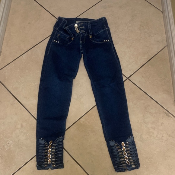 Colombian Lujuria Blue Women's Jeans size 6 - Picture 1 of 11